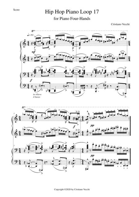 Free Sheet Music Hip Hop Piano Loop 17