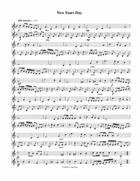 Holiday Etudes Duets F Book Sheet Music