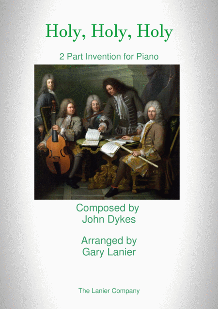 Free Sheet Music Holy Holy Holy 2 Part Invention For Piano