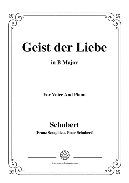 Free Sheet Music Holy Is The Lord A Schubert Chorale