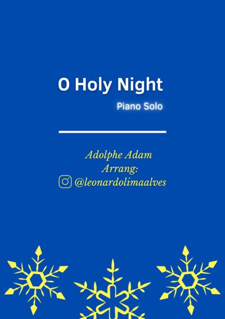 Holy Night Piano Solo Sheet Music