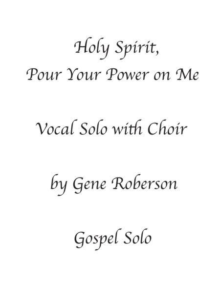 Holy Spirit Pour Your Mighty Power Choir Call For Pentecost Sunday Sheet Music