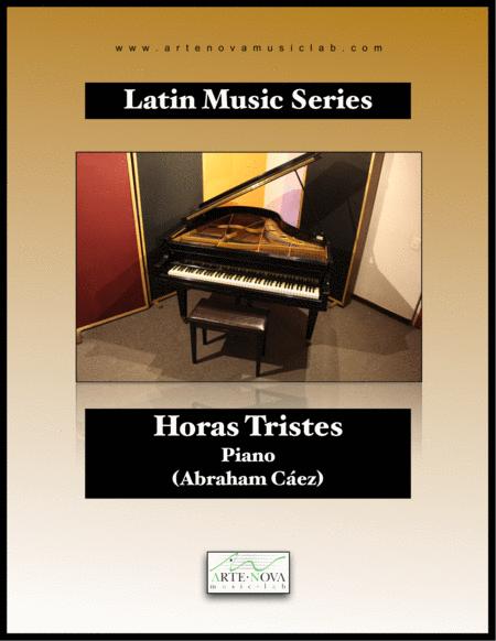 Horas Tristes Pasillo For Piano Latin Folk Music Sheet Music