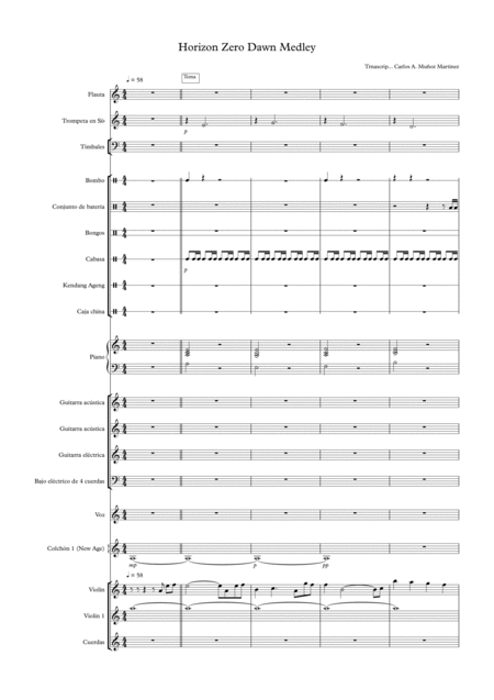 Horizon Zero Dawn Medley Sheet Music