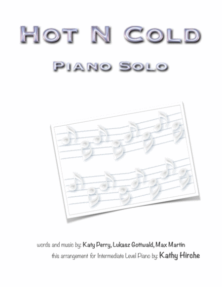 Free Sheet Music Hot N Cold Piano Solo