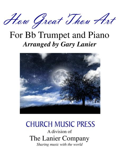 How Great Thou Art For Bb Trumpet And Piano With Scorepart Sheet Music