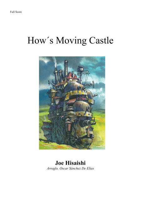 Free Sheet Music Howls Moving Castle