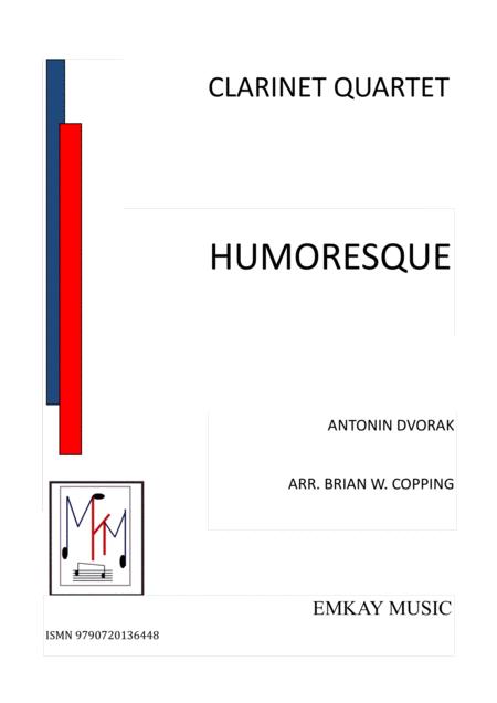 Humoresque Clarinet Quartet Sheet Music