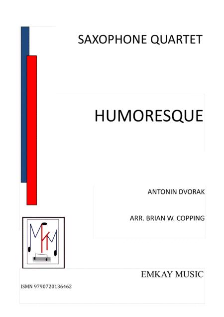 Free Sheet Music Humoresque Saxophone Quartet