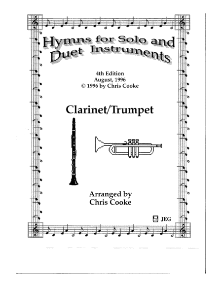 Free Sheet Music Hymns For Solo And Duet Instruments Clarinet Trumpet