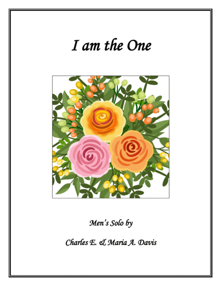 Free Sheet Music I Am The One Mens Solo