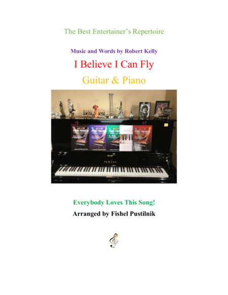 Free Sheet Music I Believe I Can Fly For Guitar And Piano