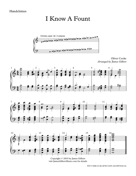 I Know A Fount Sheet Music