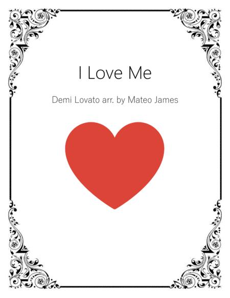 I Love Me Advanced Piano Solo Sheet Music