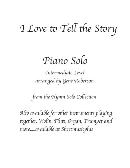 I Love To Tell The Story Piano Solo Sheet Music