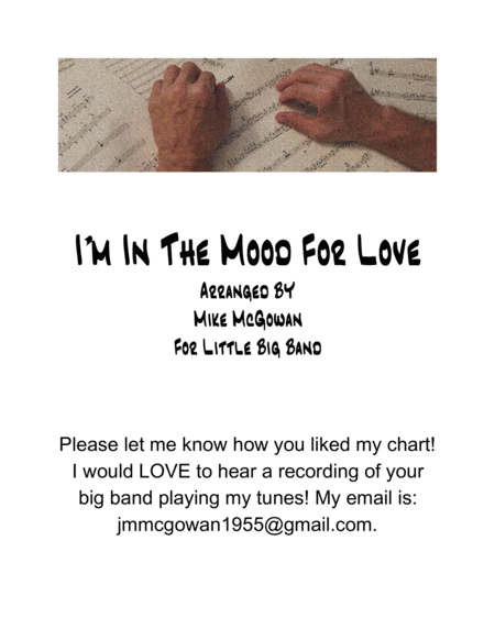 I M In The Mood For Love Sheet Music