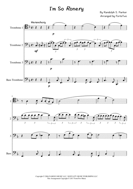 Free Sheet Music I M So Ronery