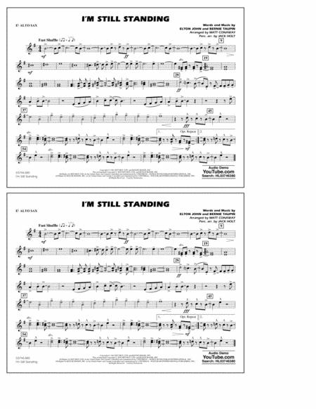 I M Still Standing Arr Matt Conaway And Jack Holt Eb Alto Sax Sheet Music