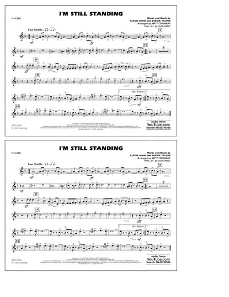 Free Sheet Music I M Still Standing Arr Matt Conaway And Jack Holt F Horn