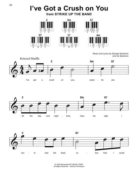 Free Sheet Music I Ve Got A Crush On You From Strike Up The Band