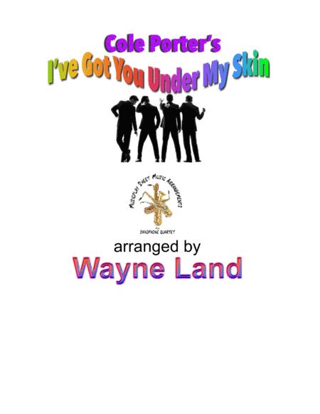 Free Sheet Music I Ve Got You Under My Skin Sax Quartet