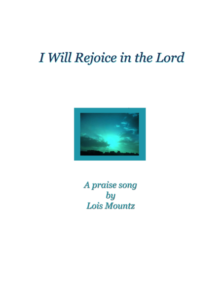 I Will Rejoice In The Lord Sheet Music