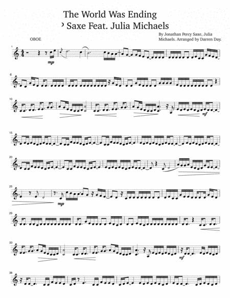 Free Sheet Music If The World Was Ending Oboe