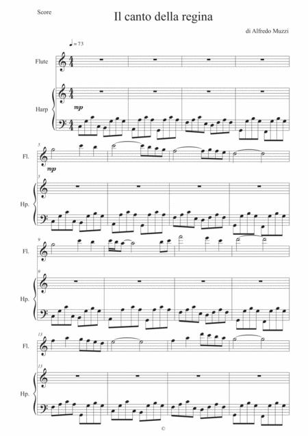 Il Canto Della Regina Sheet Music