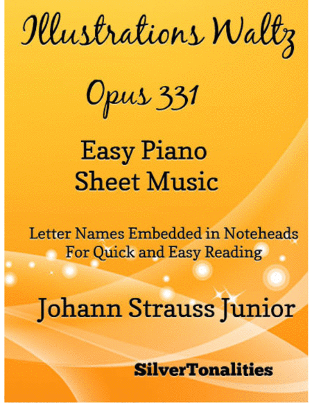 Illustrations Waltz Opus 331 Easy Piano Sheet Music Sheet Music