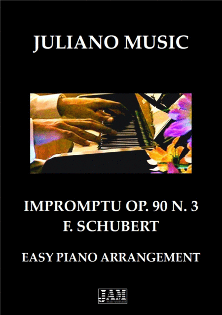 Impromptu Op 90 N 3 Easy Piano C Version F Schubert Sheet Music