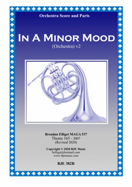 In A Minor Mood Orchestra V2 Score And Parts Pdf Sheet Music