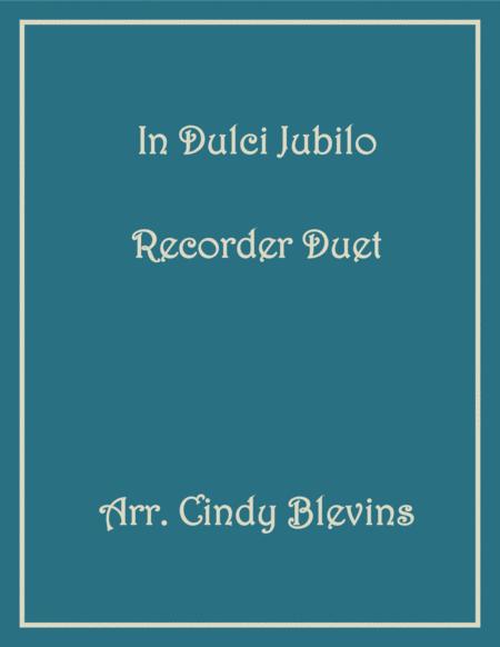 In Dulci Jubilo Recorder Duet Sheet Music