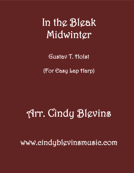 In The Bleak Midwinter Arranged For Easy Lap Harp Sheet Music