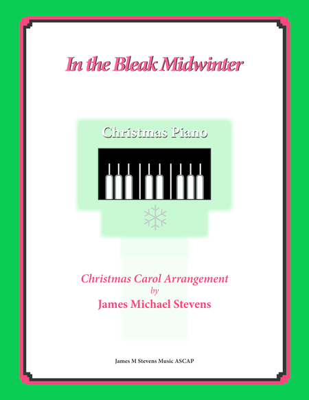 Free Sheet Music In The Bleak Midwinter Christmas Piano