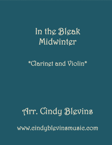 In The Bleak Midwinter For Clarinet And Violin Sheet Music