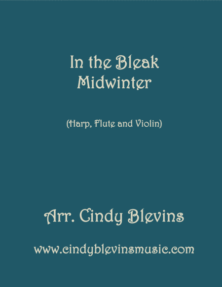 Free Sheet Music In The Bleak Midwinter For Harp Flute And Violin