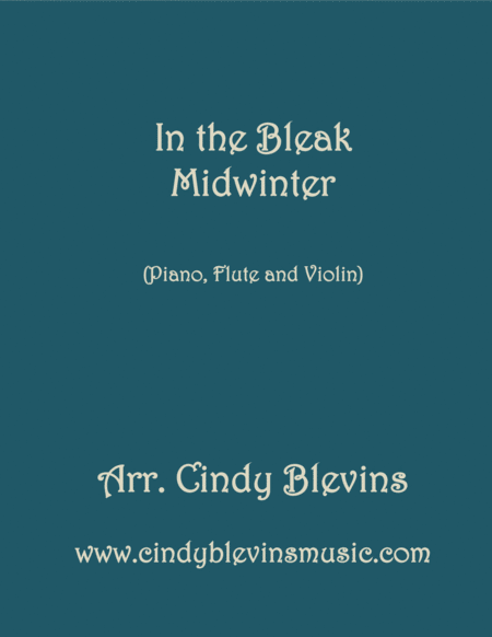 Free Sheet Music In The Bleak Midwinter For Piano Flute And Violin