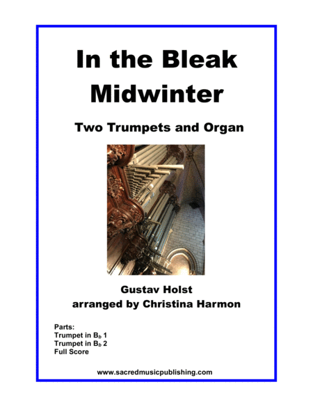 In The Bleak Midwinter Two Trumpets And Organ Sheet Music