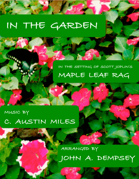 In The Garden Maple Leaf Rag Acoustic Guitar And Piano Sheet Music