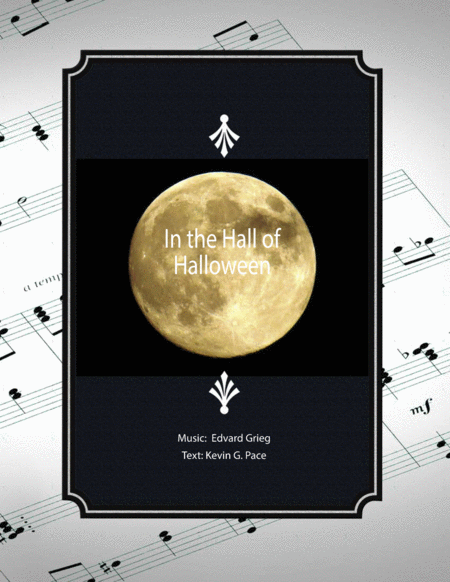 In The Hall Of Halloween A Halloween Song Sheet Music