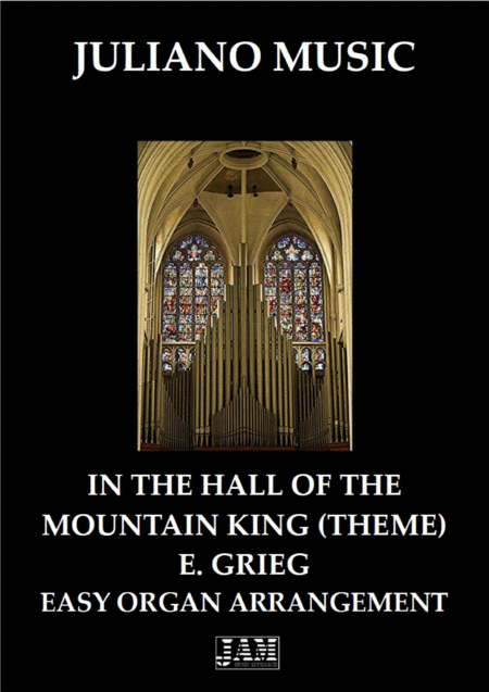 Free Sheet Music In The Hall Of The Mountain King Easy Organ C Version E Grieg