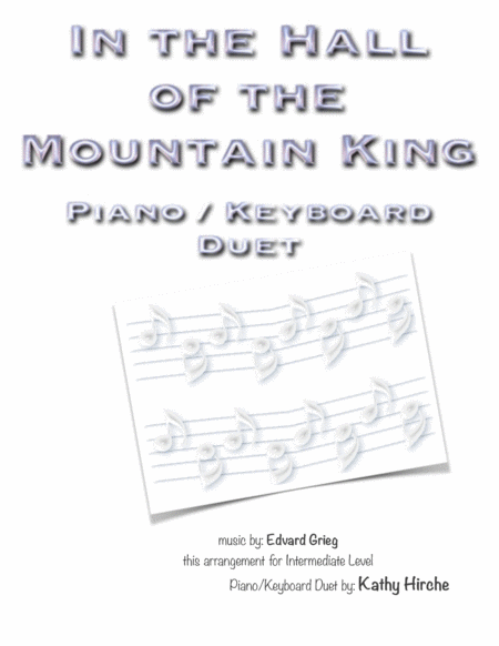 In The Hall Of The Mountain King Piano Keyboard Duet Sheet Music