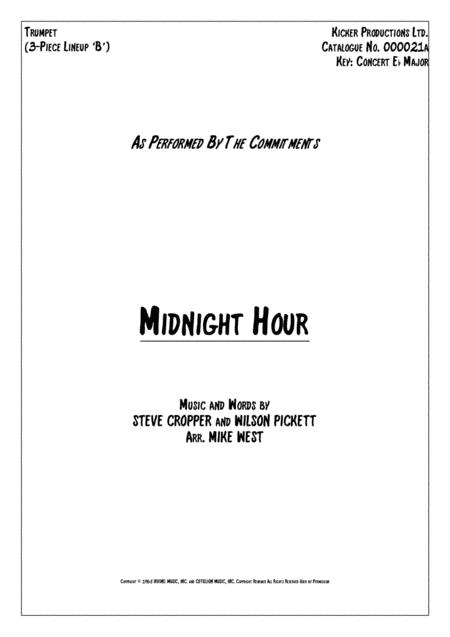 Free Sheet Music In The Midnight Hour 3 Piece Brass Section B