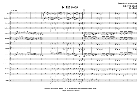 Free Sheet Music In The Mood