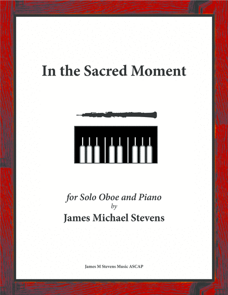 In The Sacred Moment Oboe Piano Sheet Music