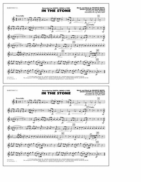 In The Stone Arr Paul Murtha Baritonet C Sheet Music