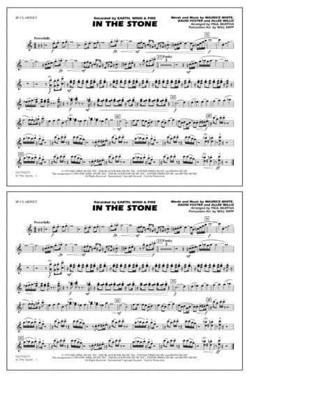 In The Stone Arr Paul Murtha Bb Clarinet Sheet Music