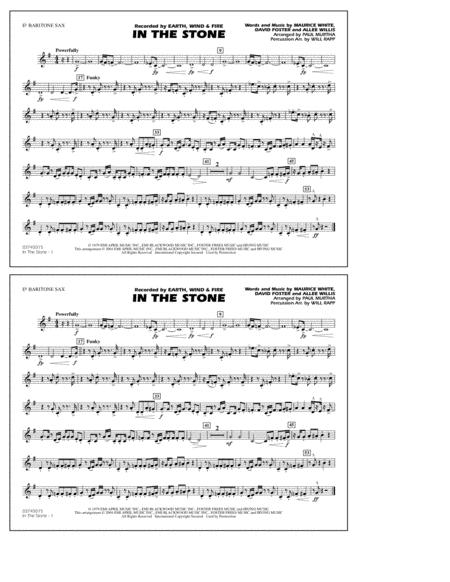 Free Sheet Music In The Stone Arr Paul Murtha Eb Baritone Sax