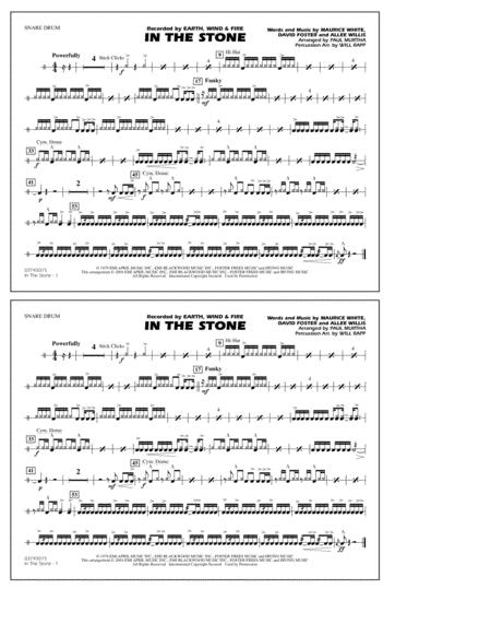 In The Stone Arr Paul Murtha Snare Drum Sheet Music