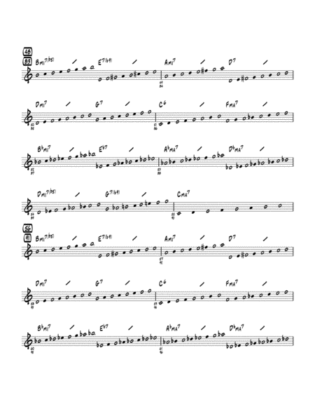 Free Sheet Music In Your Own Sweet Way Arr John Wasson Bb Solo Sheet